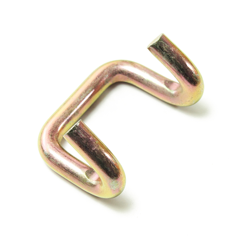 2 hüvelyk 5T sárga cink karom U horog a rakománytáblához