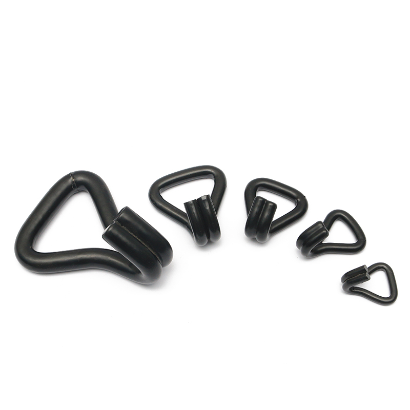 1-1/16 hüvelyk 1500 kg/3000 font fekete PVC bevont dupla J Hook vezeték J HOO: